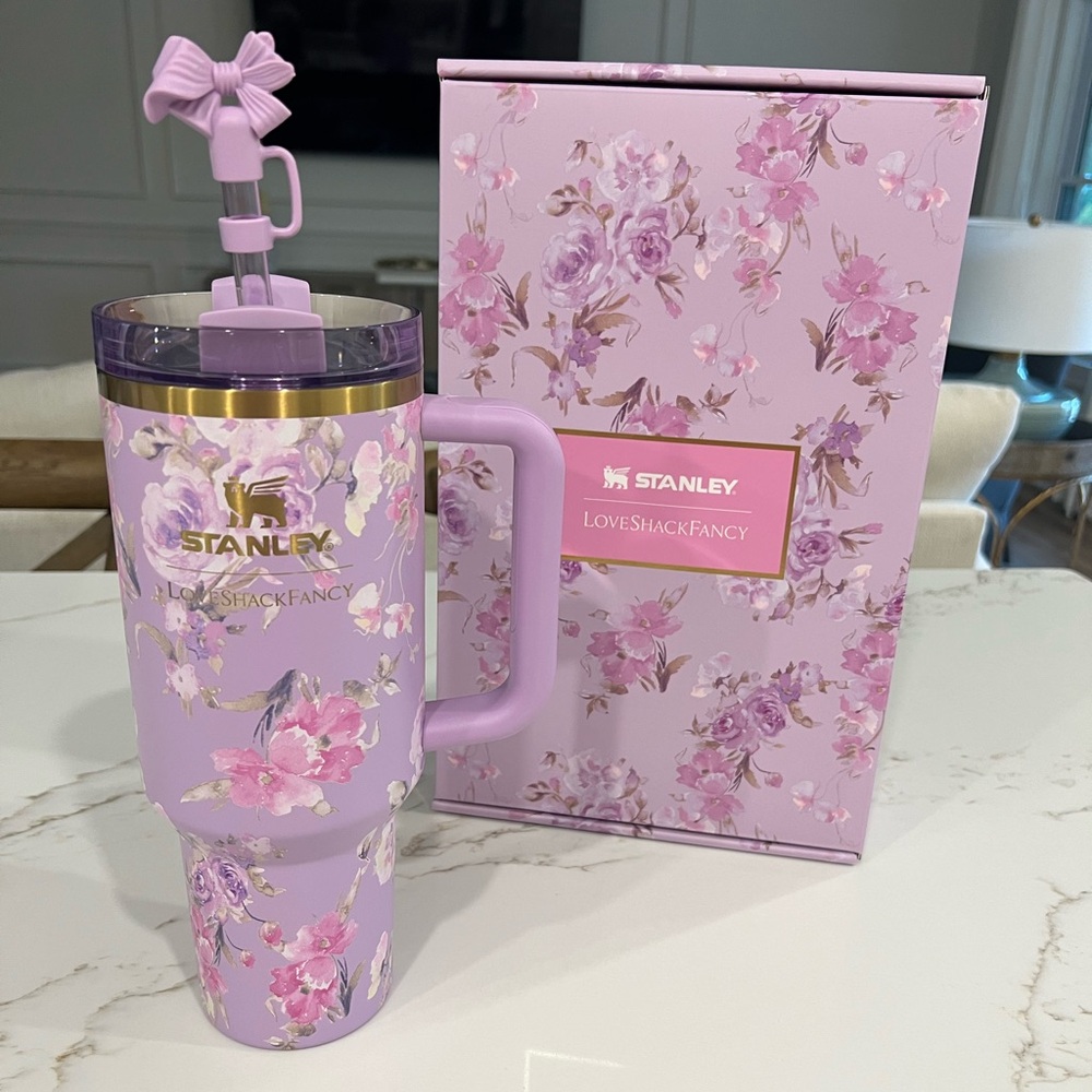 Brand New Stanley x LoveShackFancy 40 oz Tumbler – Limited Edition!